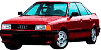стекла на audi-80-90-sedan-4d-s-1986-do-1996