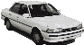 стекла на toyota-camry-vista-sv22-sedan-4d-s-1986-do-1990