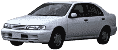 стекла на nissan-pulsar-sedan-4d-s-1995-do-1999