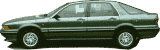 стекла на mitsubishi-eterna-sava-hatchback-5d-s-1988-do-1992