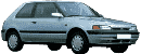 стекла на mazda-practica-hatchback-3d